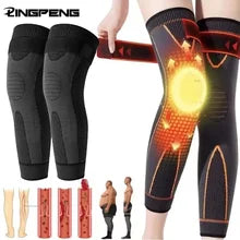 1PC Non-Slip Knee Pads Elastic Long Leg Sleeve Bandage Pressurized Knee Pads Running Sports Warm Leg Protection Accessories